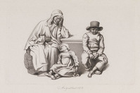 KG 08714
<br/>
Zittende vrouw met twee kinderen
<br/>
<em>Marcus, Jacob Ernst (1774-1826)</em>